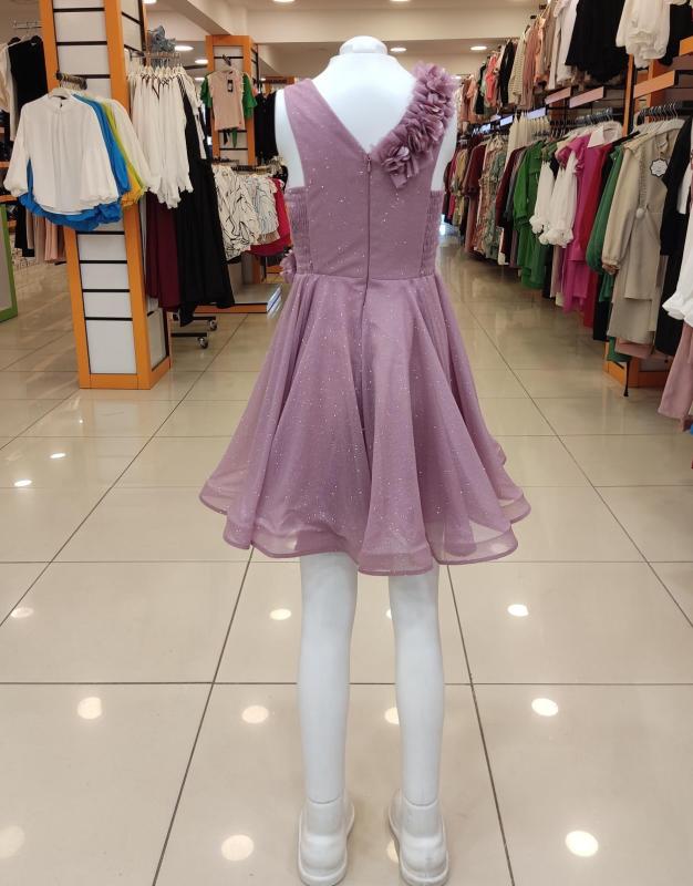 ONBUCO Kids 1536 Askısı Dantel Kız Çocuk Kısa Abiye