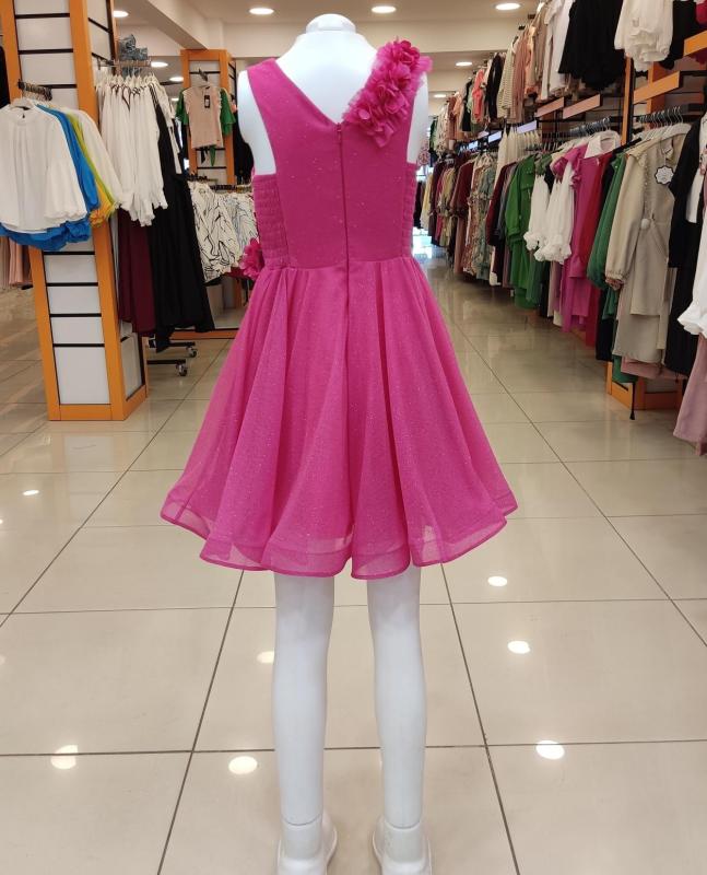 ONBUCO Kids 1536 Askısı Dantel Kız Çocuk Kısa Abiye