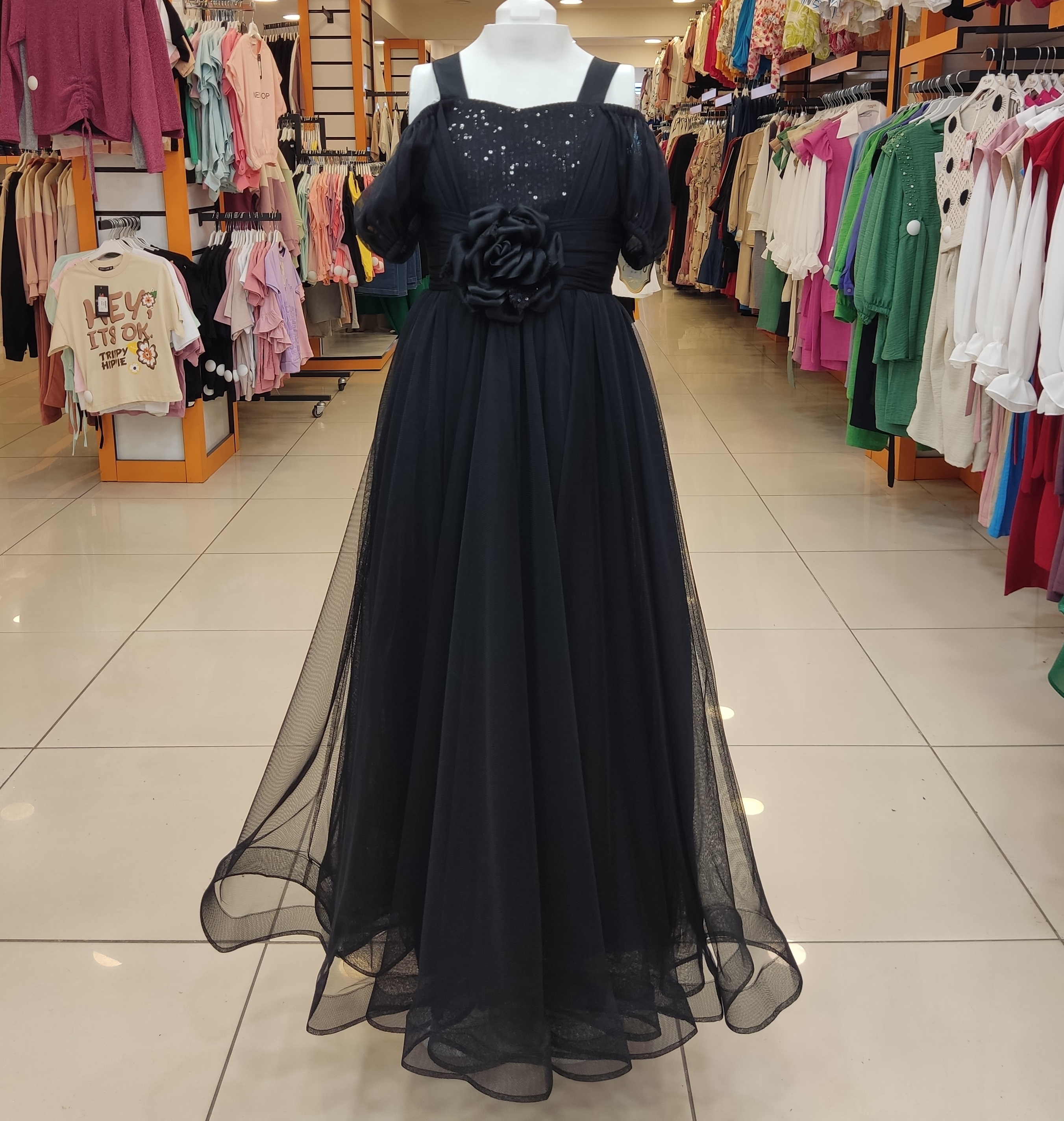 ONBUCO Kids 1568 Kız Çocuk Beli Güllü Çocuk Abiye