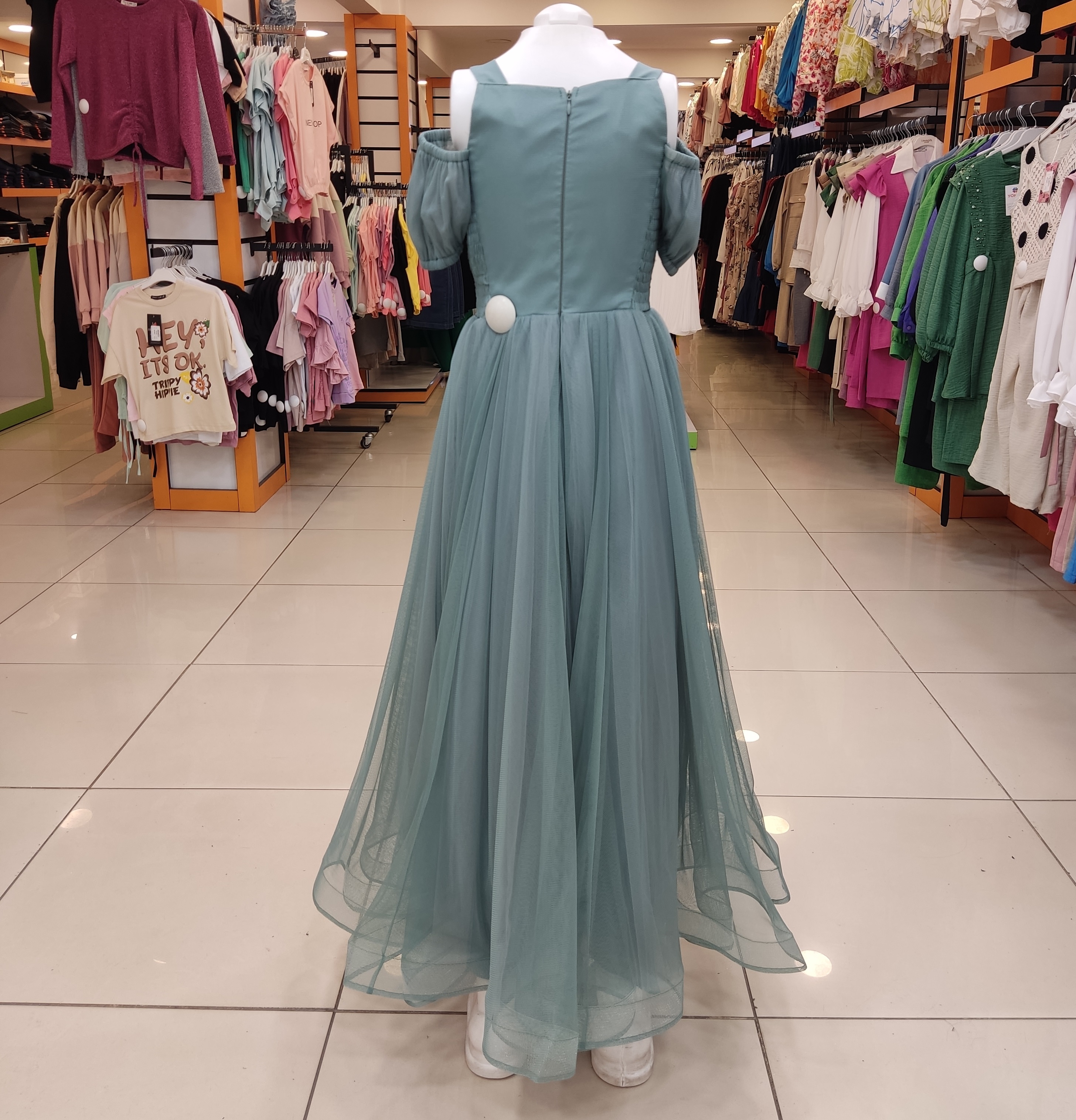 ONBUCO Kids 1568 Kız Çocuk Beli Güllü Çocuk Abiye