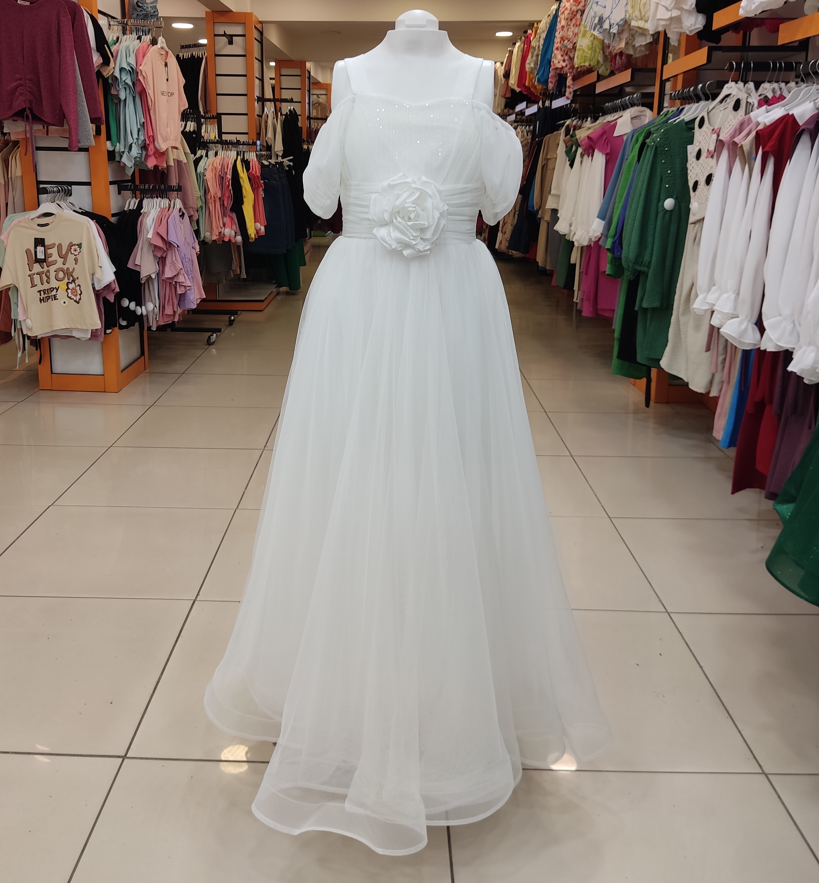 ONBUCO Kids 1568 Kız Çocuk Beli Güllü Çocuk Abiye