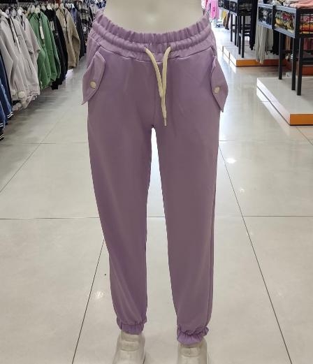 MIŞIL Kids KC2020 Cep Kapağı Çıtçıtlı Kız Çocuk Eşofman Alt