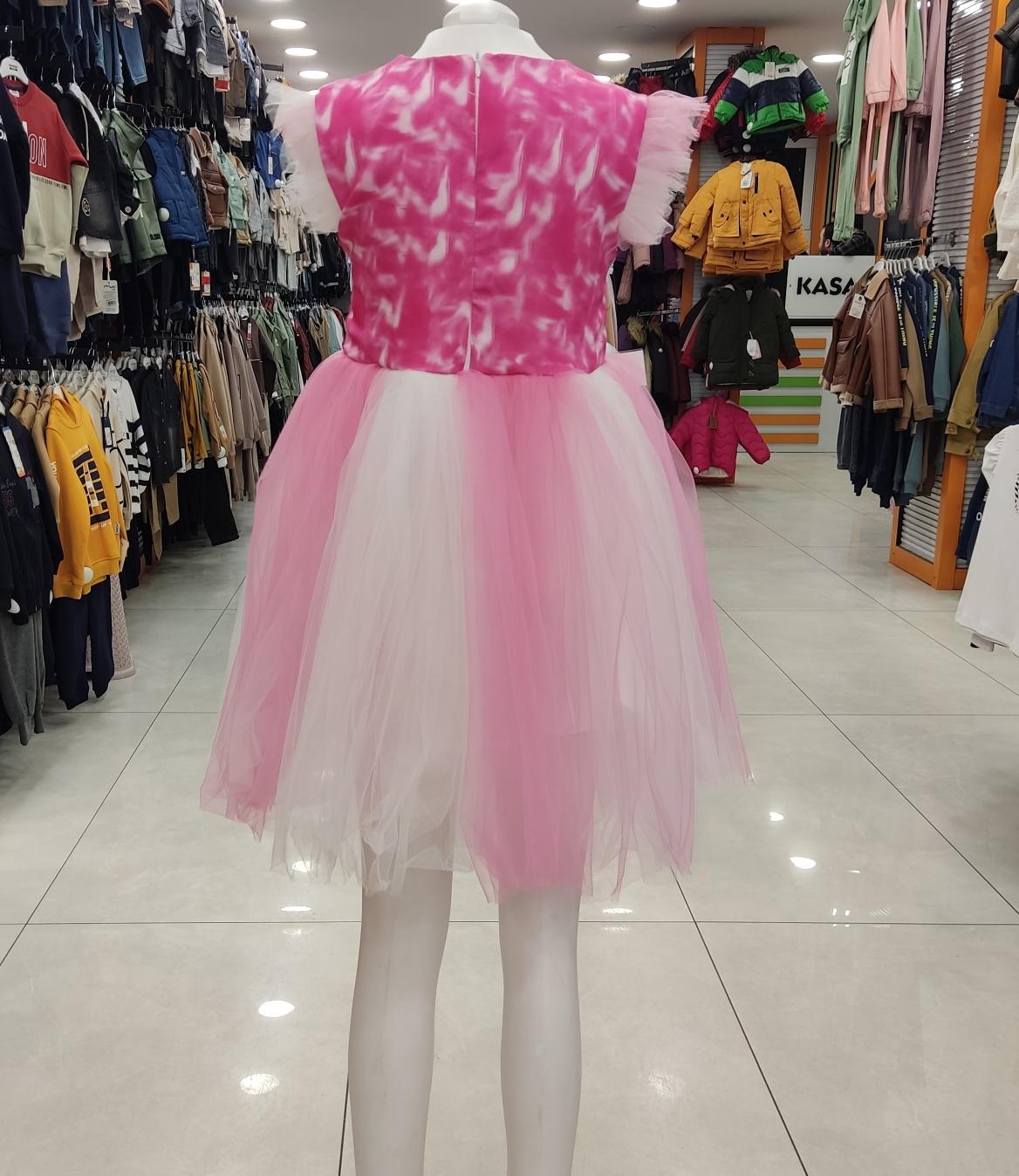 LUMİA Kids 0814 Kız Çocuk Elsa Elbisesi
