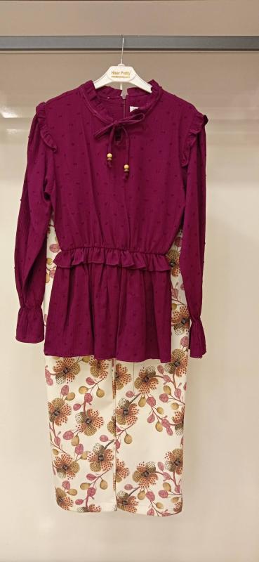 Pretty Kids 0982 Çocuk Tunik Pantolon Takım