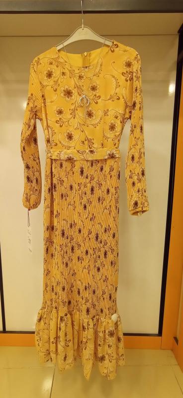 Emiley Kids 9334 Piliseli Çocuk Uzun Elbise
