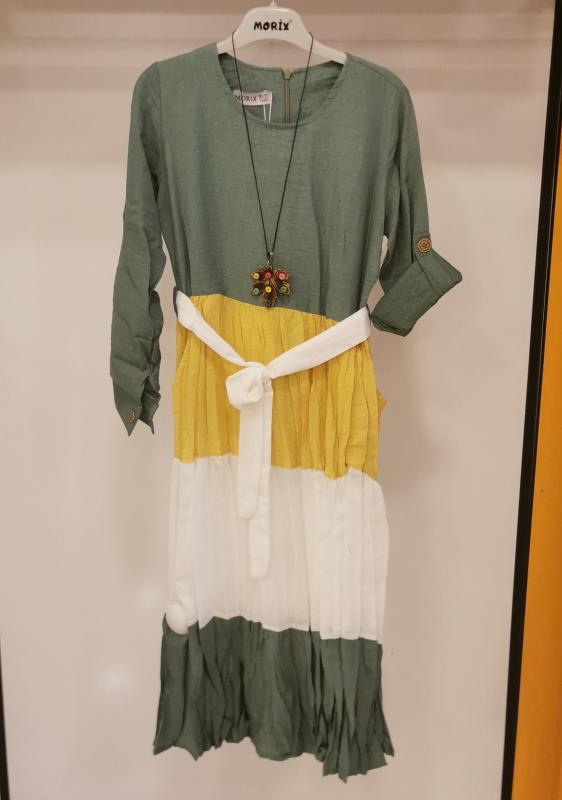 Morix Kids 165 Pileli Çocuk Uzun Elbise