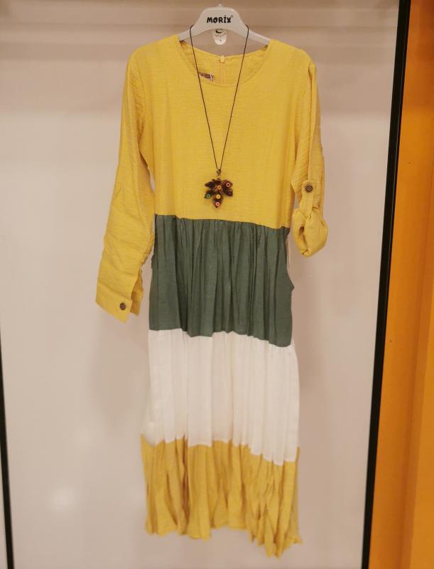 Morix Kids 165 Pileli Çocuk Uzun Elbise