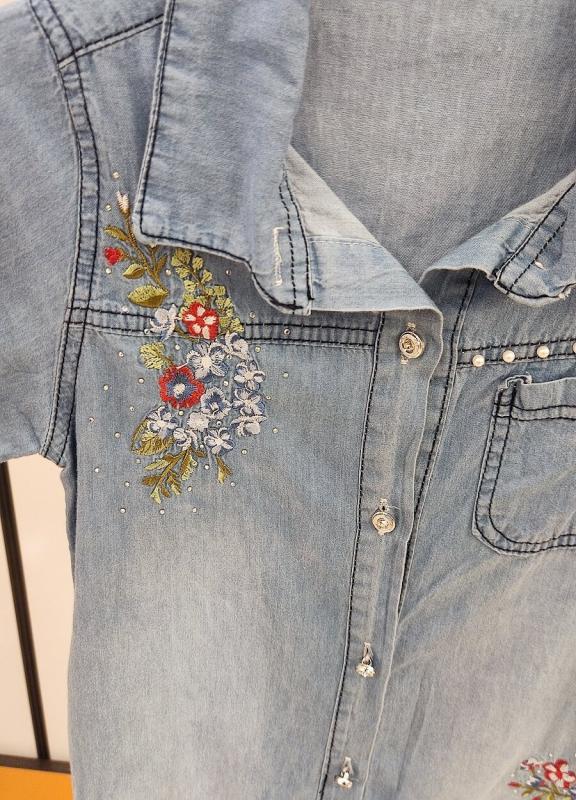 SAGO Kids 1289 Kız Çocuk Kot Elbise