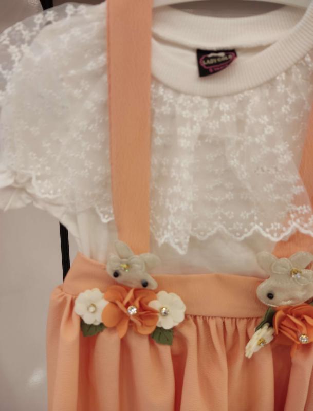 LADY GOLD Kids 8020 Askılı Dantelli 2li Takım