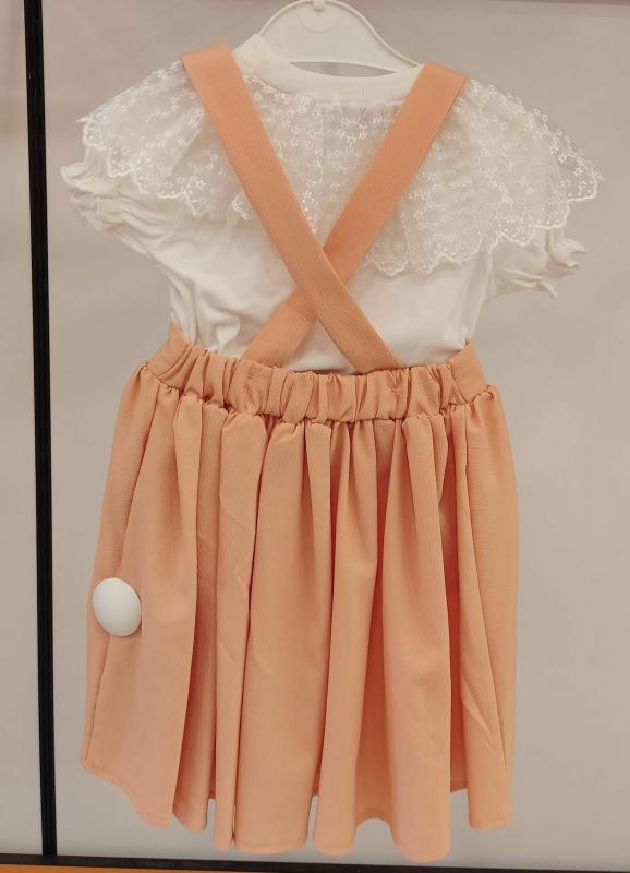 LADY GOLD Kids 8020 Askılı Dantelli 2li Takım