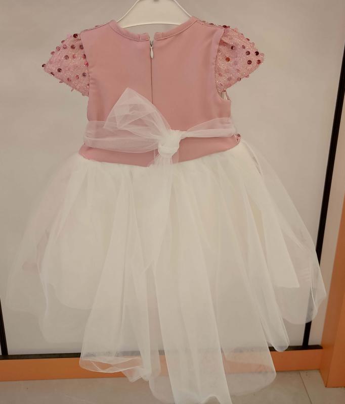 MALİKON  Kids 679 Pul Desen Çocuk Elbise