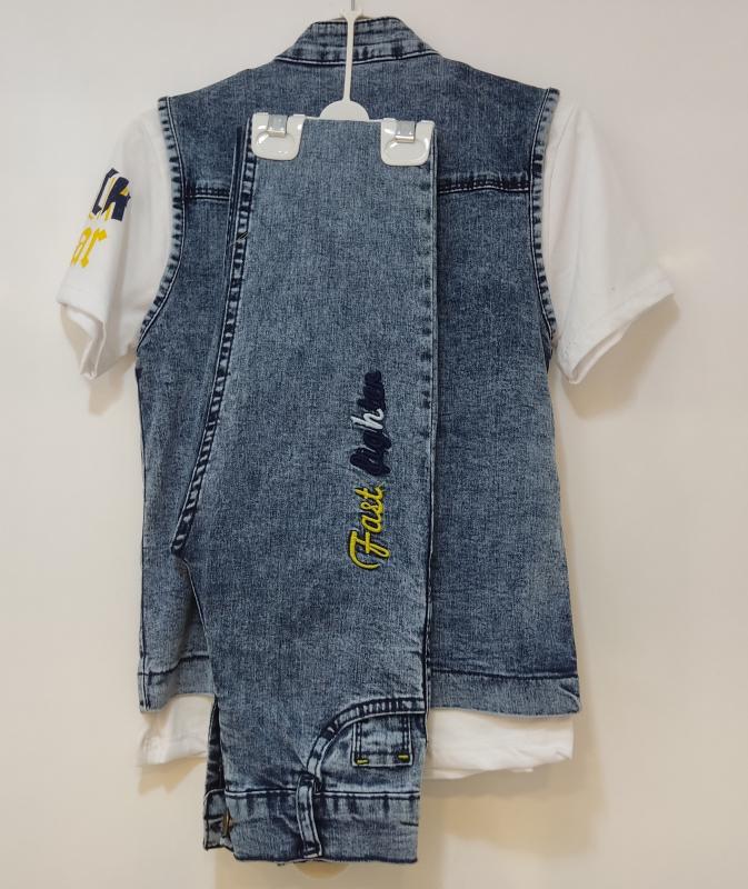 TOMBİŞ Kids 5510 Erkek Çocuk Yelekli 3lü Takım