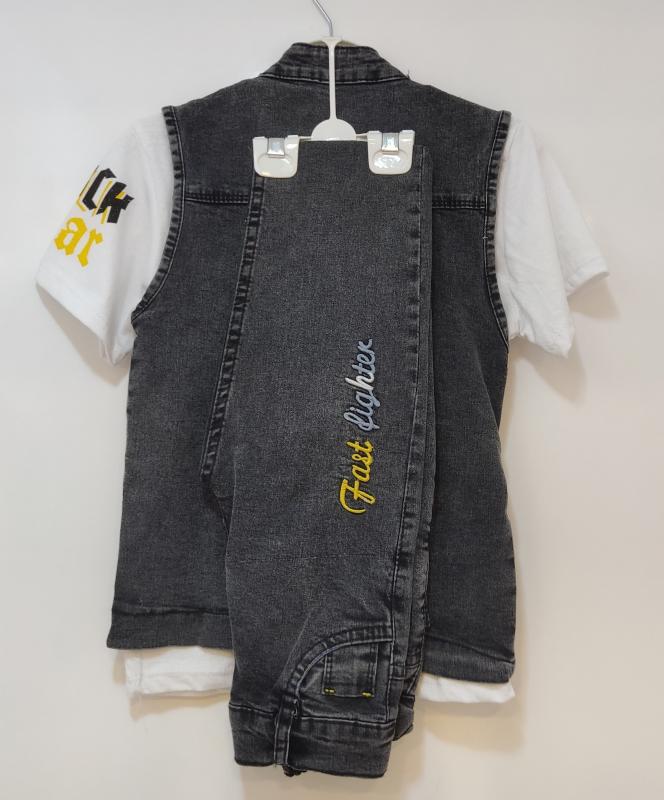 TOMBİŞ Kids 5510 Erkek Çocuk Yelekli 3lü Takım
