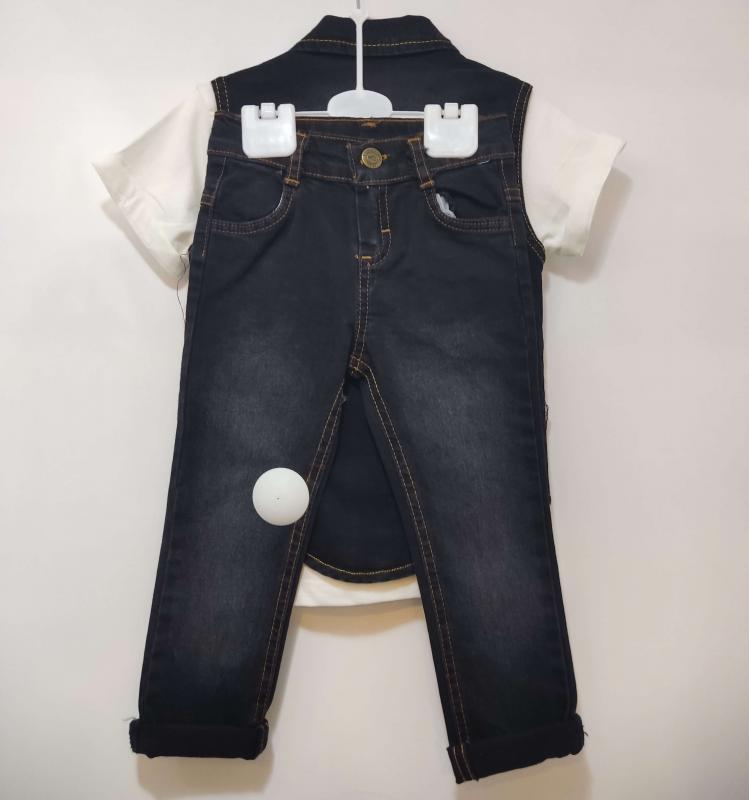 FAVO Kids 12939 Erkek Kot Yelekli 3lü Takım