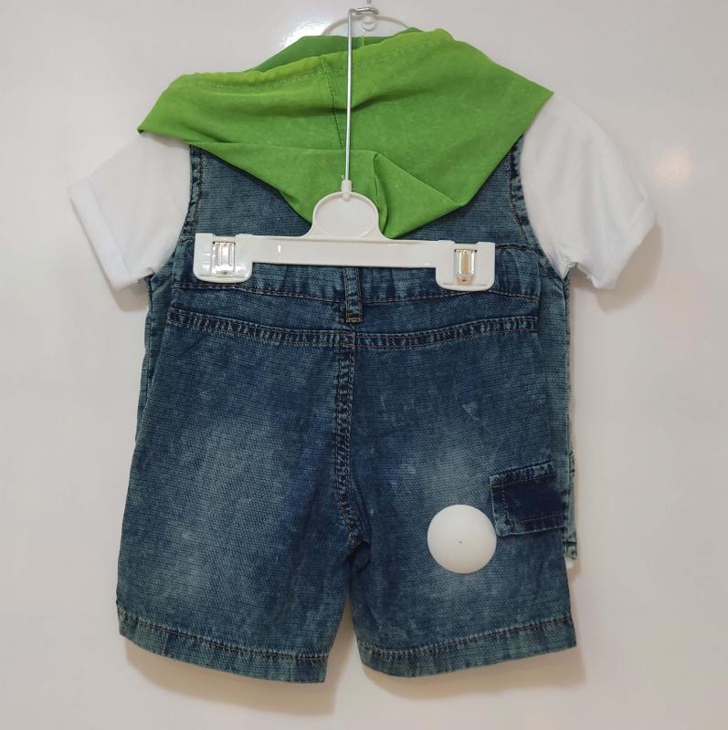 CANÖZ Kids 2504 Kot Yelekli Kaprili Erkek Çocuk Takım
