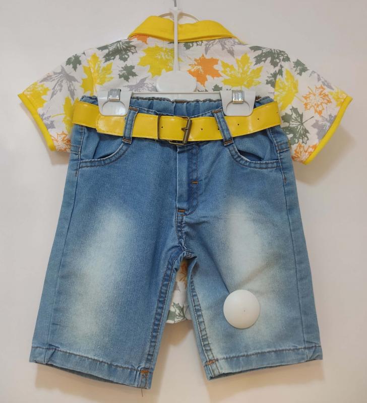 FATİH BEBE 857 Yapraklı Lakos 2li Erkek Çocuk Takım