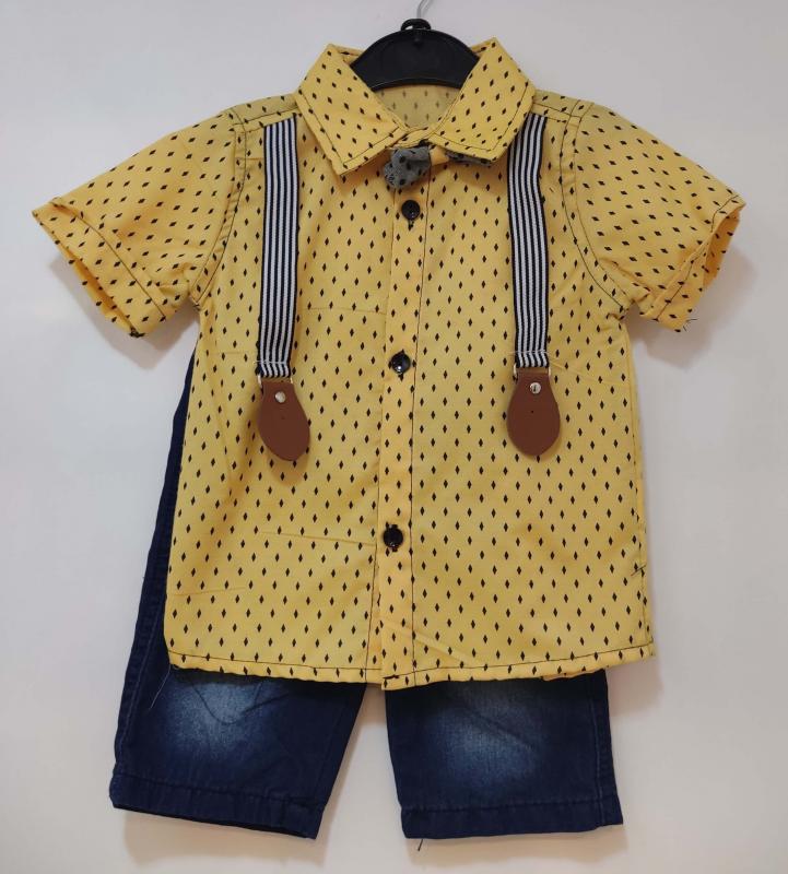ÇALIŞKON Kids 1002 Sahte Askılı Erkek Çocuk 2li Takım