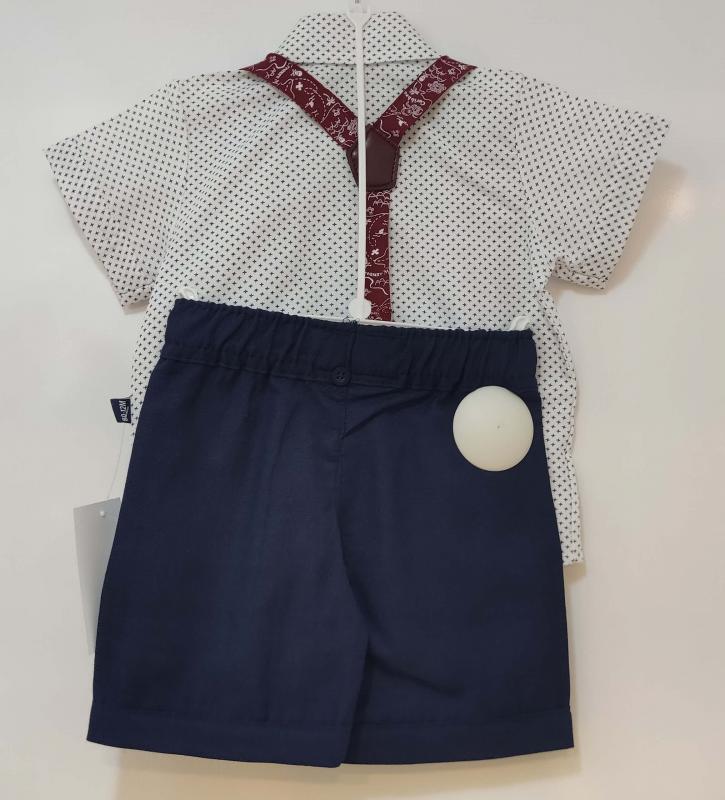 FMN Kids 409 Askı Kemerli Gömlekli Erkek Çocuk 2Lİ TAKIM