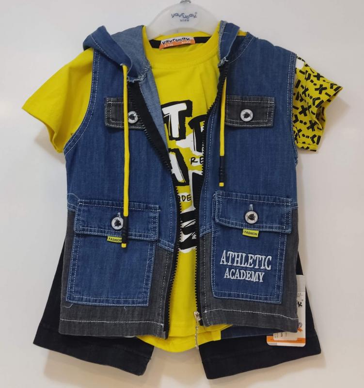 YAVRUCAK Kids 3479-5479 Erkek Çocuk 3lü Takım