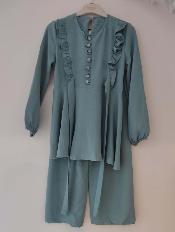 ESMAGÜL Kids 4080 Kız Çocuk Tunik Pantolon 2li Takım
