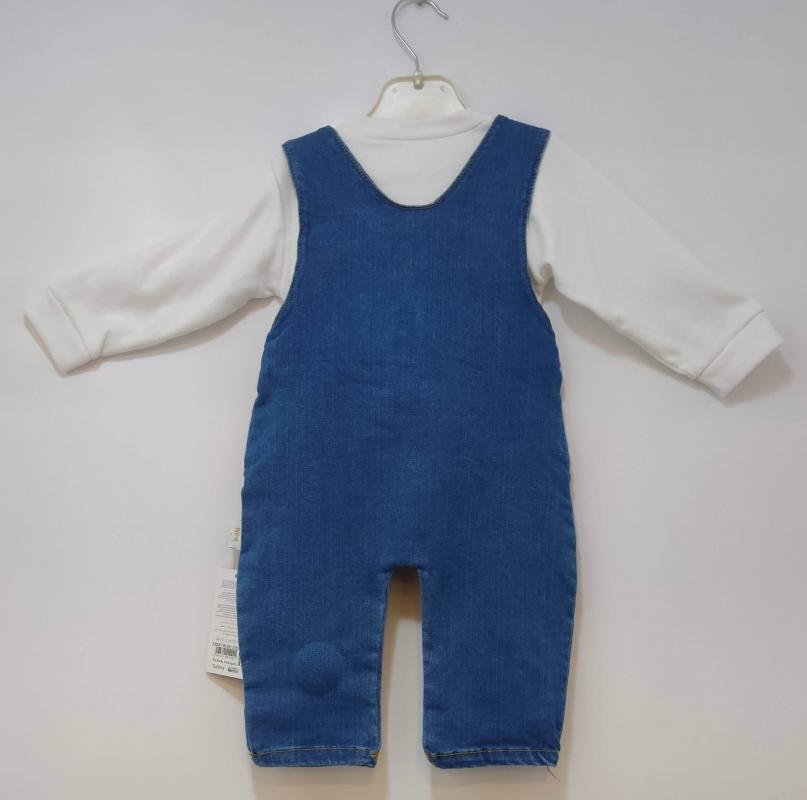 ERSİN Baby 1019 Erkek Çocuk Kot Slopet Tulum Takım