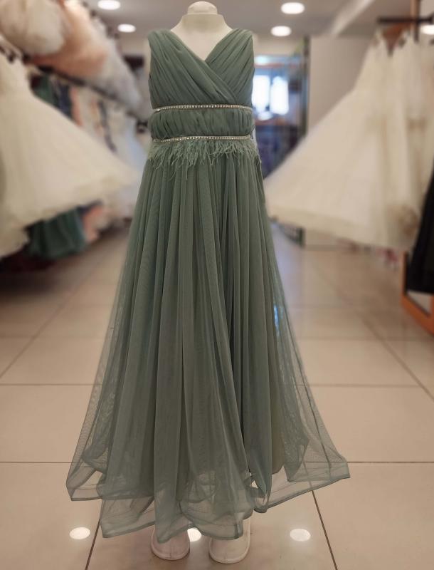 DAİSY GİRLS 8128 Çapraz Çocuk Abiye Elbise