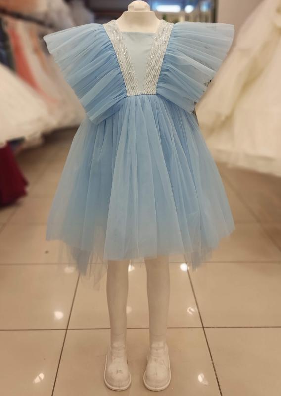 DAİSY GİRLS 8989 Kuyruklu Payetli Çocuk Abiye