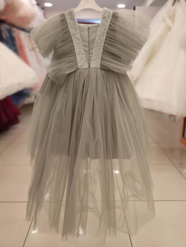 DAİSY GİRLS 8989 Kuyruklu Payetli Çocuk Abiye