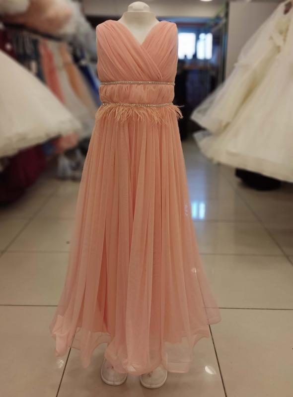 DAİSY GİRLS 8128 Çapraz Çocuk Abiye Elbise