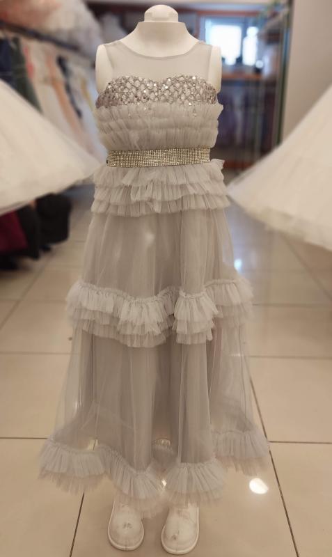 DAİSY GİRLS 048 Büzgülü Çocuk Abiye