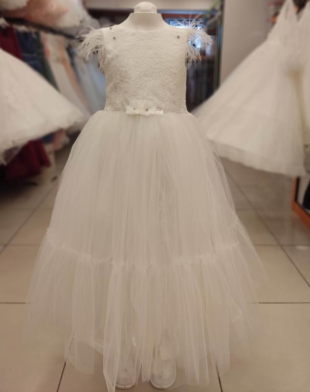 DAİSY GİRLS 8685 Omuzu Tüylü Çocuk Abiye