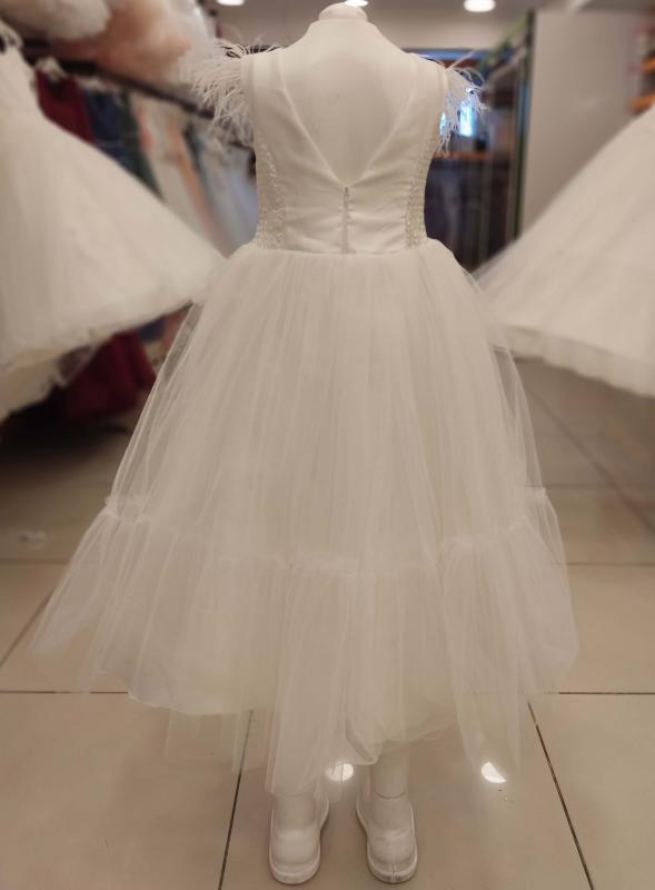 DAİSY GİRLS 8685 Omuzu Tüylü Çocuk Abiye