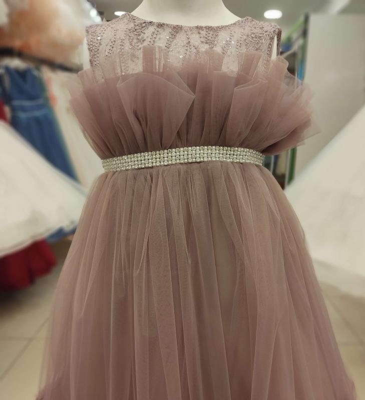 LUGU Kids 2109 İncili Taşlı Çocuk Abiye