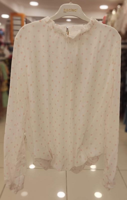 PULCINO Kids 21215 Puantiyeli Kız Çocuk Gömlek
