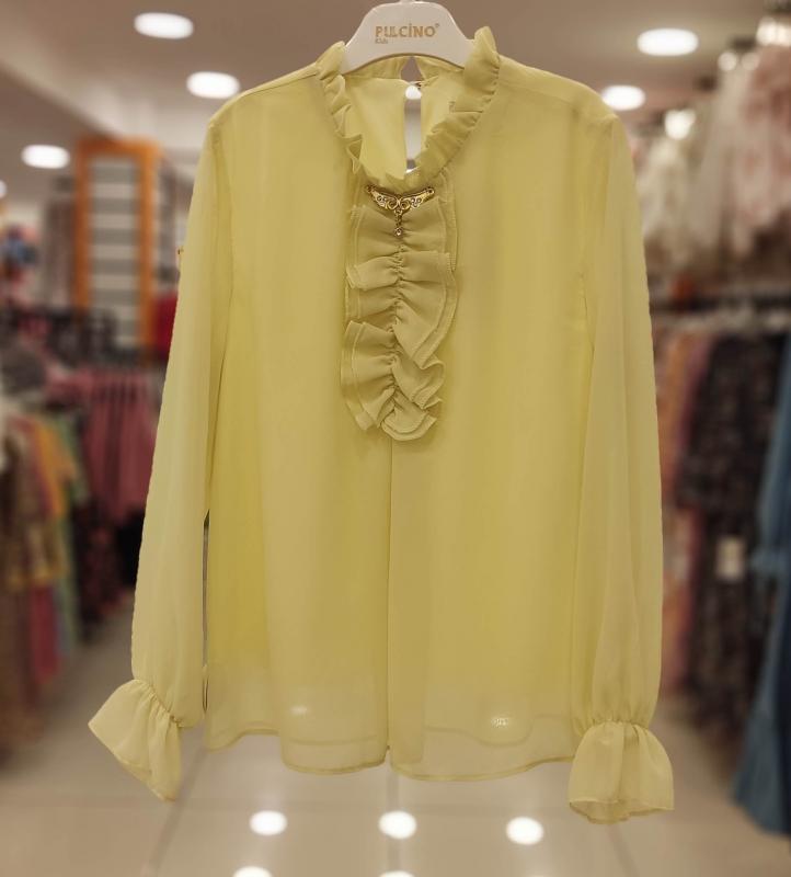 PULCINO Kids 22207 Kız Çocuk Uzun Bluz Gömlek