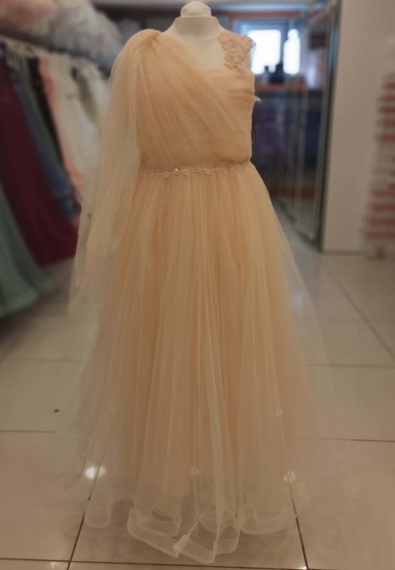 DAİSY GİRLS 2221 Yaka Şallı Çocuk Abiye