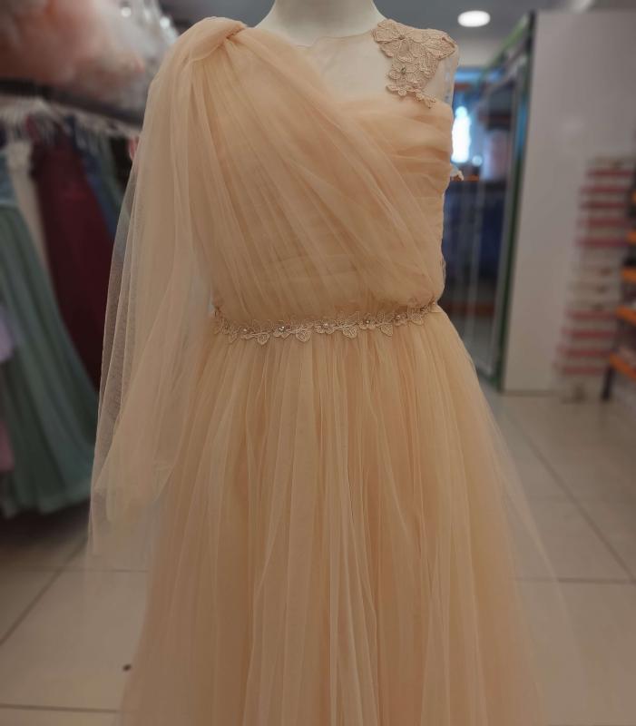 DAİSY GİRLS 2221 Yaka Şallı Çocuk Abiye