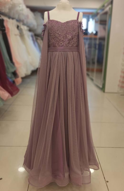 ONBUCO Kids 1510 Kolu Tül Çocuk Abiye