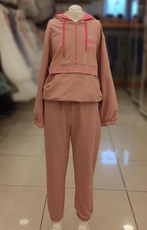 SONÖZ Kids 2335 Yarı Fermuarlı Kız Çocuk 2li Takım