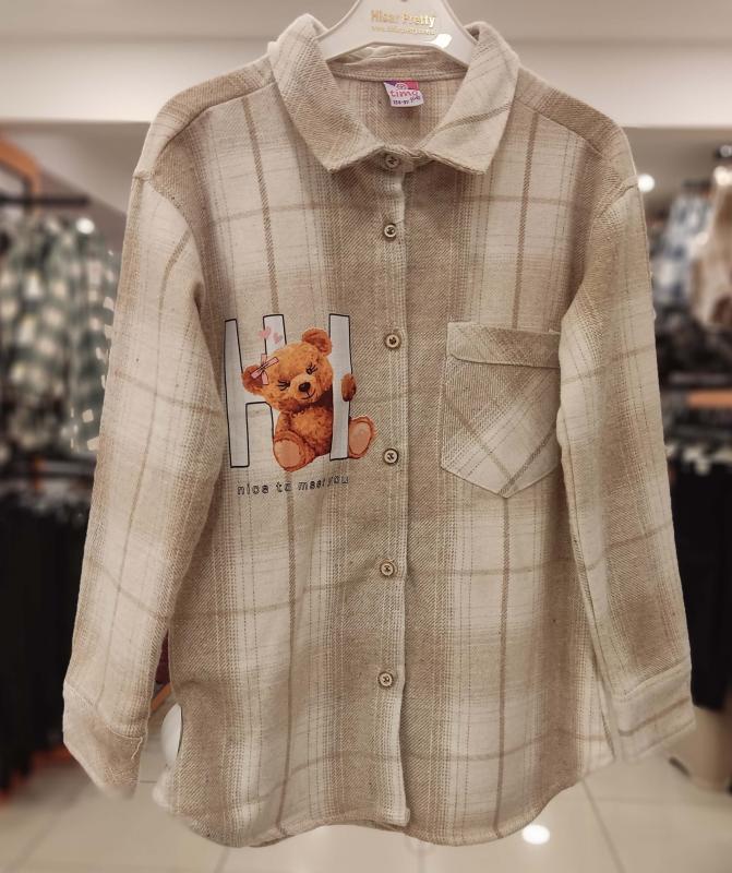 TİMO Kids 22593 Kız Çocuk Oduncu Gömlek