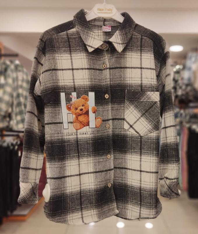 TİMO Kids 22593 Kız Çocuk Oduncu Gömlek