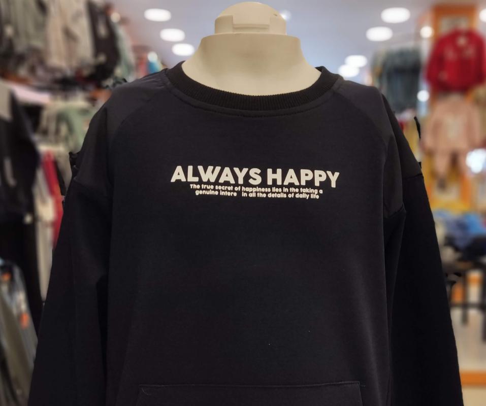 HAY Kids 917 Always Happy Erkek Çocuk Sweat