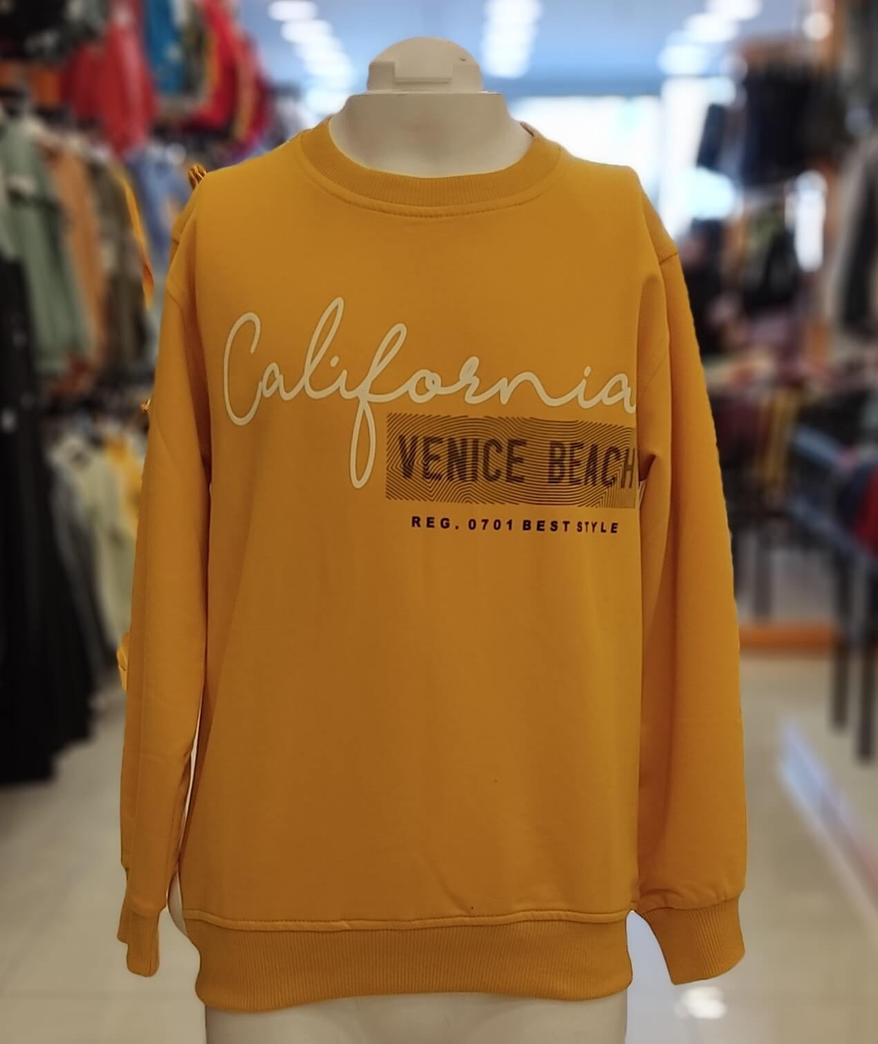 NY Kids 9602-9603 California Arka Baskılı Erkek Çocuk Sweat