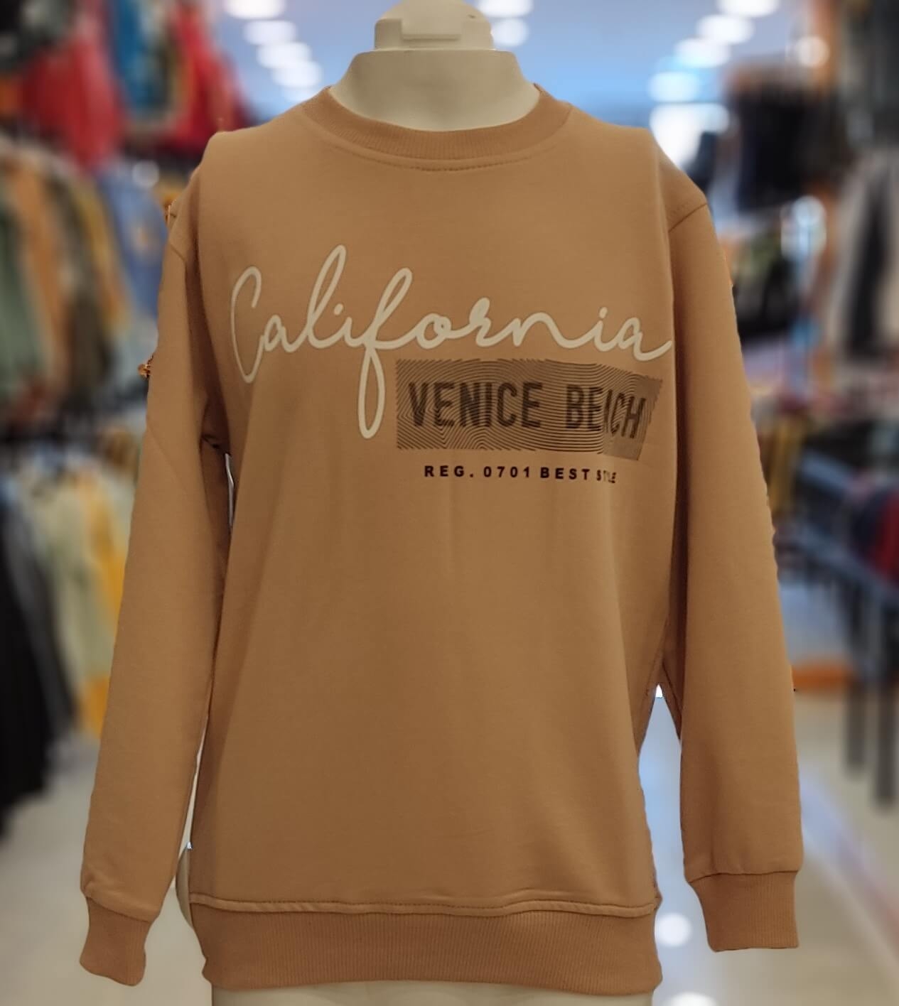 NY Kids 9602-9603 California Arka Baskılı Erkek Çocuk Sweat