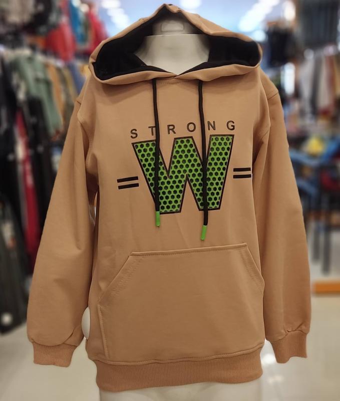 NY Kids 9610-9611 Strong W Erkek Çocuk Kapşonlu Sweat