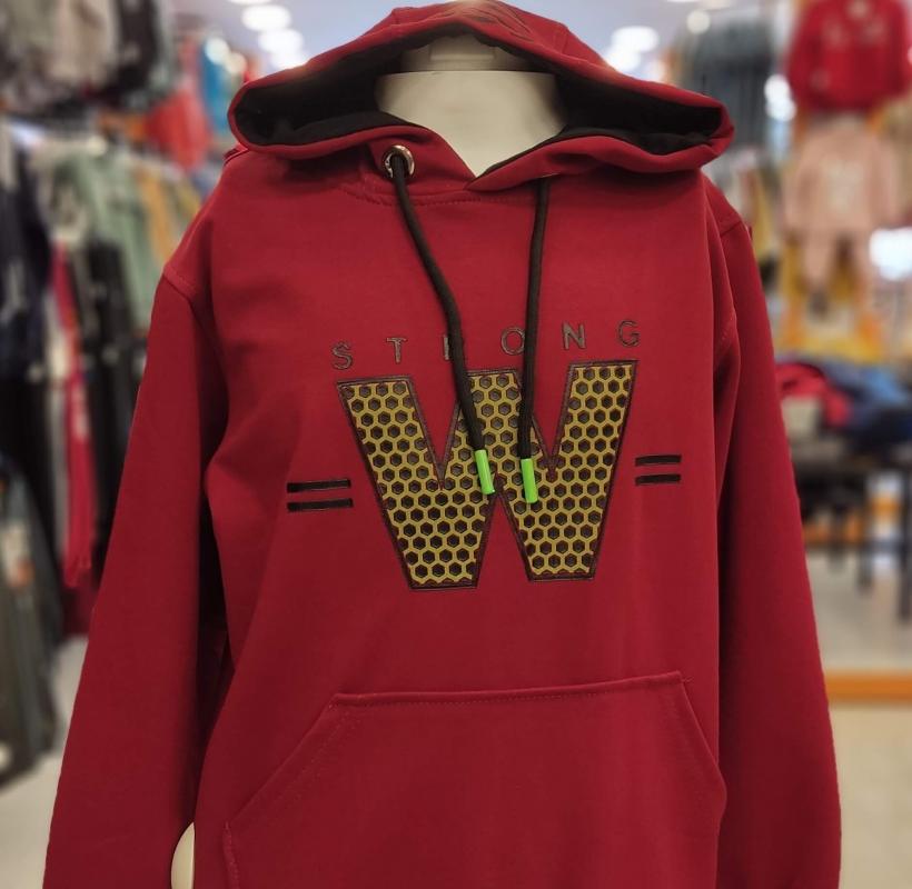 NY Kids 9610-9611 Strong W Erkek Çocuk Kapşonlu Sweat