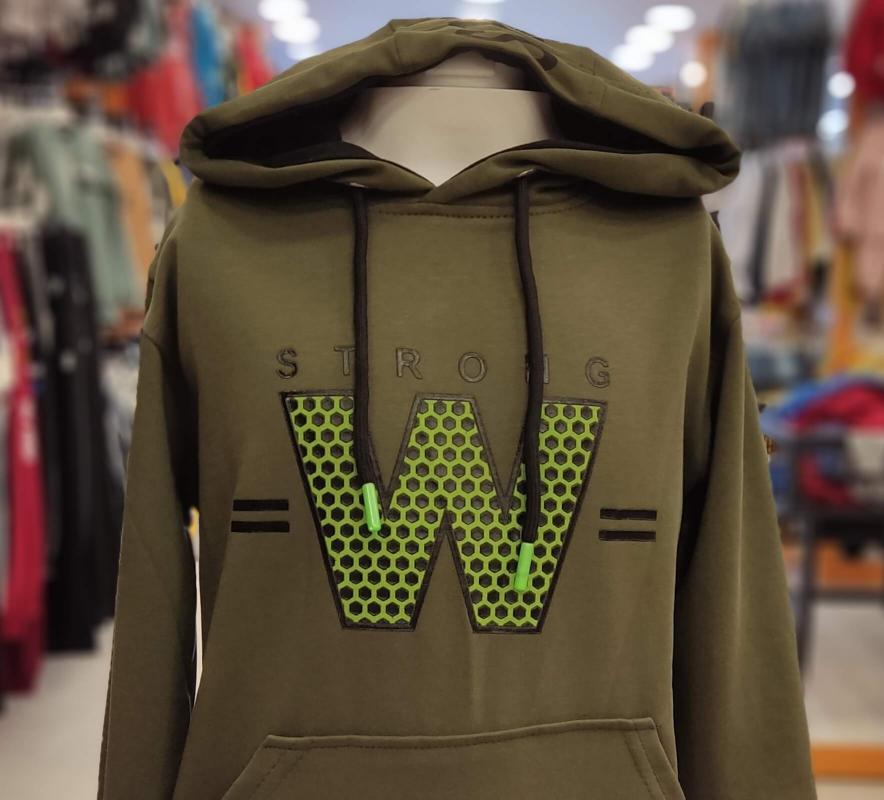 NY Kids 9610-9611 Strong W Erkek Çocuk Kapşonlu Sweat