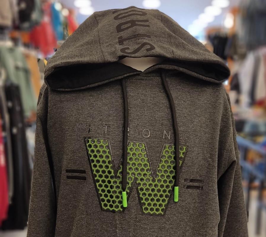 NY Kids 9610-9611 Strong W Erkek Çocuk Kapşonlu Sweat
