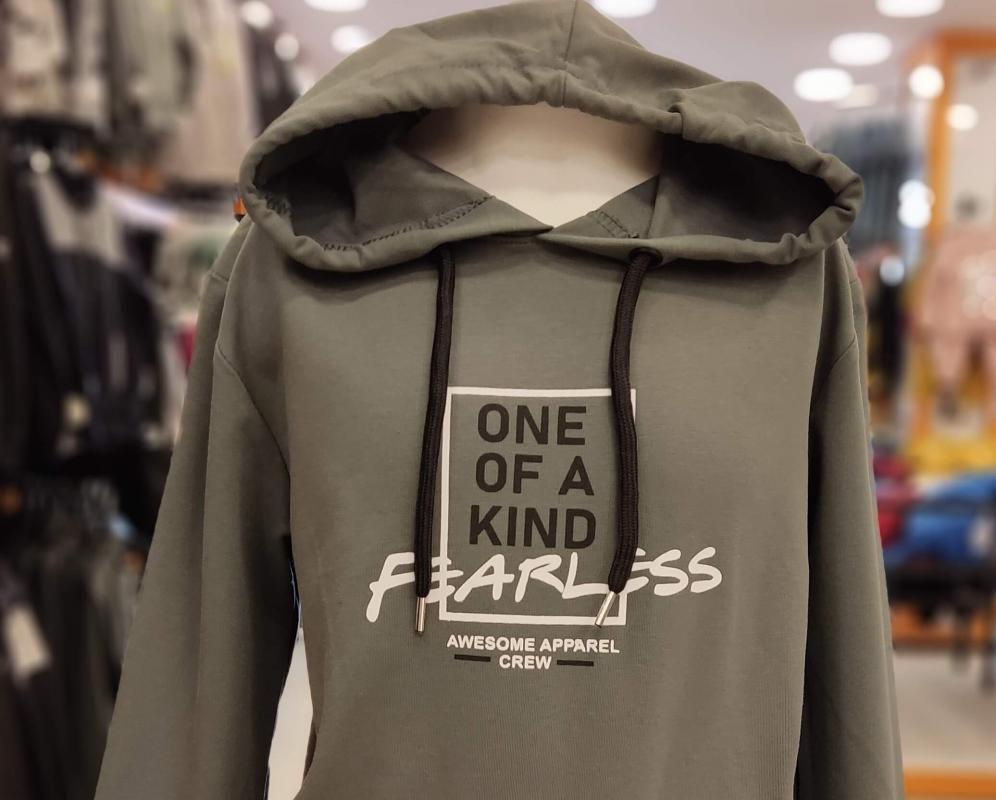 YUKO Kids 1019-2019 ONE Erkek Çocuk Kapşonlu Sweat