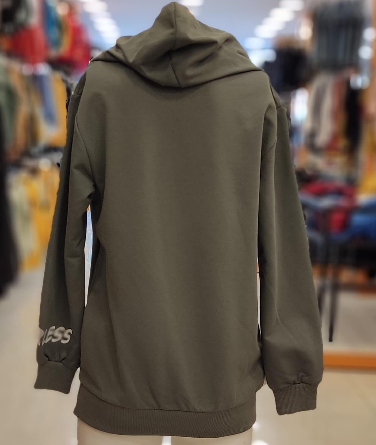 YUKO Kids 1019-2019 ONE Erkek Çocuk Kapşonlu Sweat